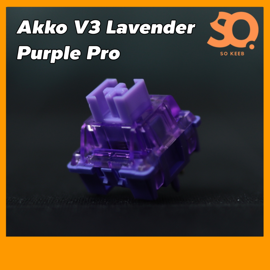 Akko V3 Lavender Purple Pro Switch (Tactile) 10ชิ้น สำหรับ Mechanical keyboard