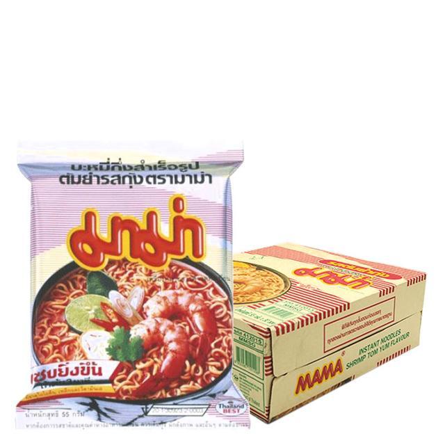 บะหมี่กึ่งสำเร็จรูป มาม่า ยำยำ ไวไว แบบยกลัง 30 ซอง