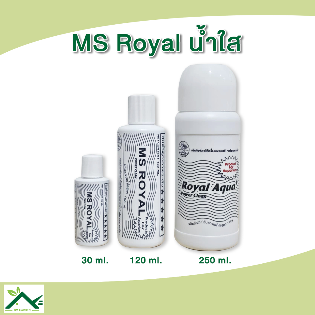 Royal  Aqua น้ำใส ปรับสภาพน้ำใส