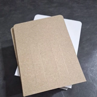 แผงกิ๊บ สั้น 7.5x10 cm 1 ก้อนมี 100 ใบ กระดาษหลังน้ำตาล หนาแข็งแรงดีครับ