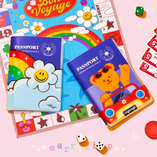 ( พร้อมส่ง ) Wiggle Wiggle Pocket Passport Case ปกใส่พาสปอร์ต