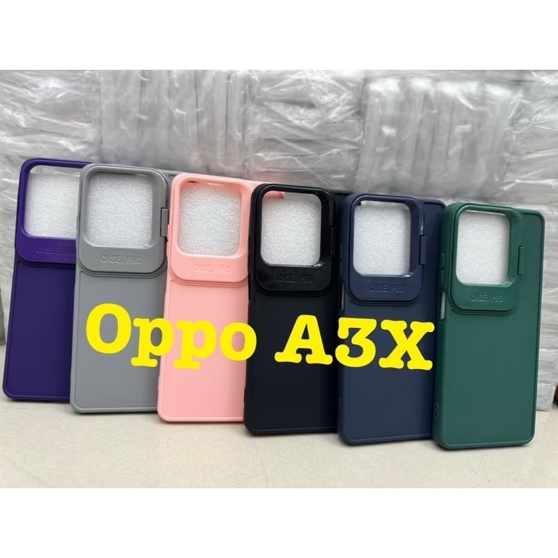 【Flash Sale】เคสOppo A3X ซิลิโคน + กันกล้อง เคสกันกระแทกคลุมกล้อง Oppo A3X เคส TPU​ นิ่ม​ สี พาสเทลตั