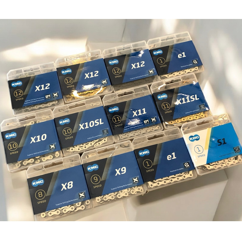 โซ่จักรยาน KMC X8 X9 X10  X11 X12, EPT, Go wax โซ่จักรยานเสือหมอบ,เสือภูเขา โซ่ Shimano Duraace Sram