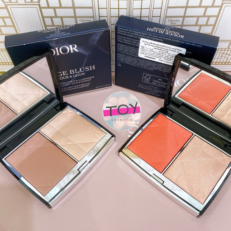 DIOR ROUGE BLUSH COLOUR & GLOW(ป้ายไทยมีตัวเลือก)