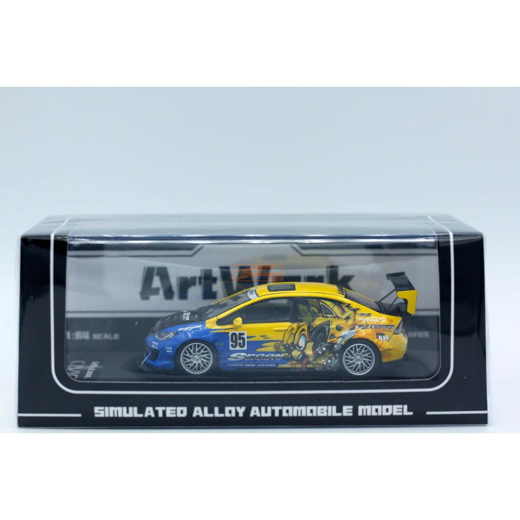 ART WORK 1/64 Honda Civic FD2 Spoon Cartoon