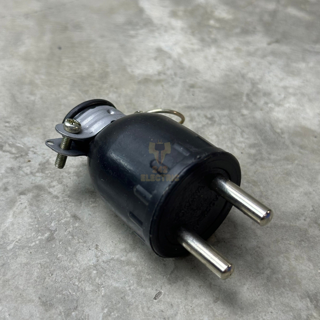 หัวปลั๊กตัวผู้ 2 ขากลม SOKAWA 16A 250V | D-02 |