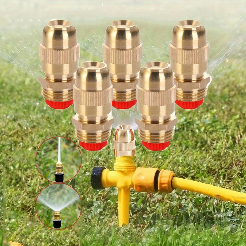 5/10ชิ้น หัวฉีดรดต้นไม้ หัวฉีดรดน้ำ ก้อกพ่นหมอกทองเหลือง หัวสปริงเกอร์ หัวรดน้ำ ที่รดน้ำต้นไม้ หัวทองเหลืองยาว สปริงเกอร
