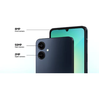New❗️Samsung Galaxy A06 5G ล็อตใหม่ ประกันศูนย์ 1ปี ออกใบกำกับภาษีได้ หน้าจอ 6.7“ กล้องคู่ โหมดAuto Blocker เอ06