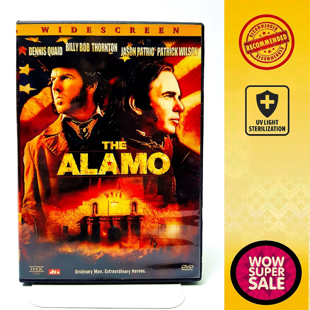 DVD ภาพยนตร์ฮอลลีวูด The Alamo