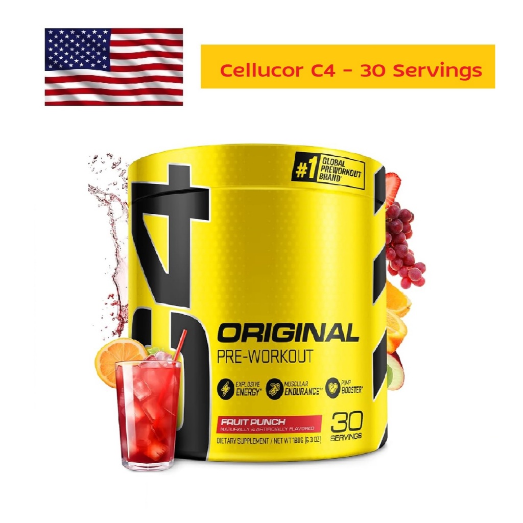 Cellucor​ C4 ORIGINAL PRE-WORKOUT 30 servings เพิ่มพลังก่อนออกกำลังกาย