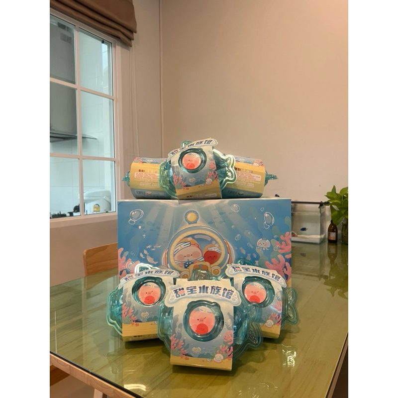 ยกบล้อค 6ตัว สินค้าอยู่ในซีล🚘❤️⭐️⭐️⭐️⭐️⭐️จุ่มพวงกุญแจน้องหมู ✅ Tianbao Piggy Journey to The ocean