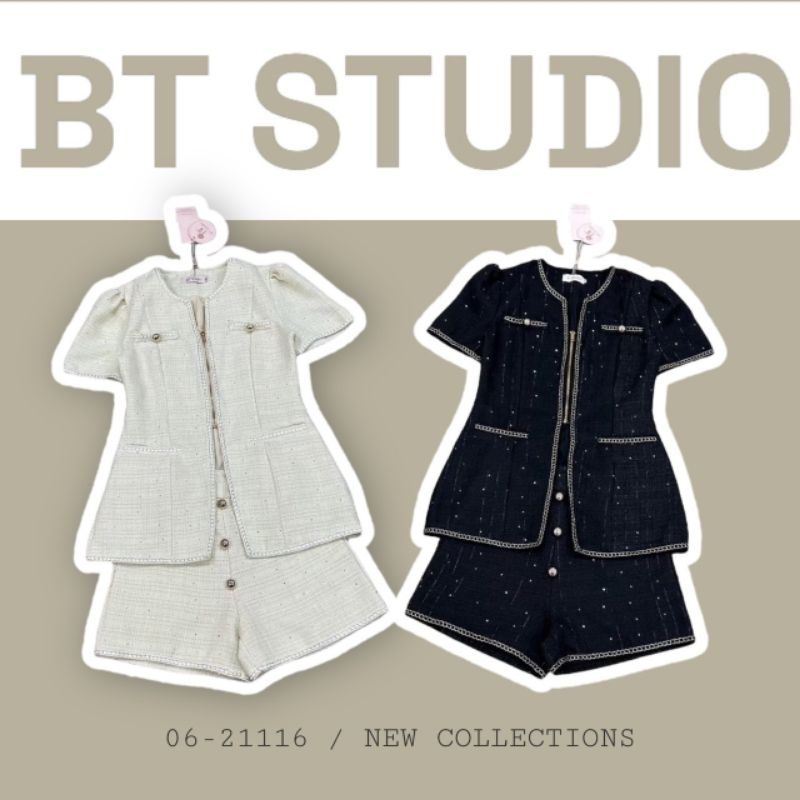 BT studio เสื้อผ้าทวิต +ขาสั้น 06-21116