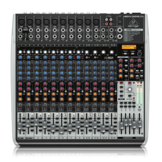 มิกเซอร์ Behringer XENYX QX2442USB 24 ช่อง โปรเซสเซอร์  Klark Teknik Multi-FX, Wireless Option, USB/