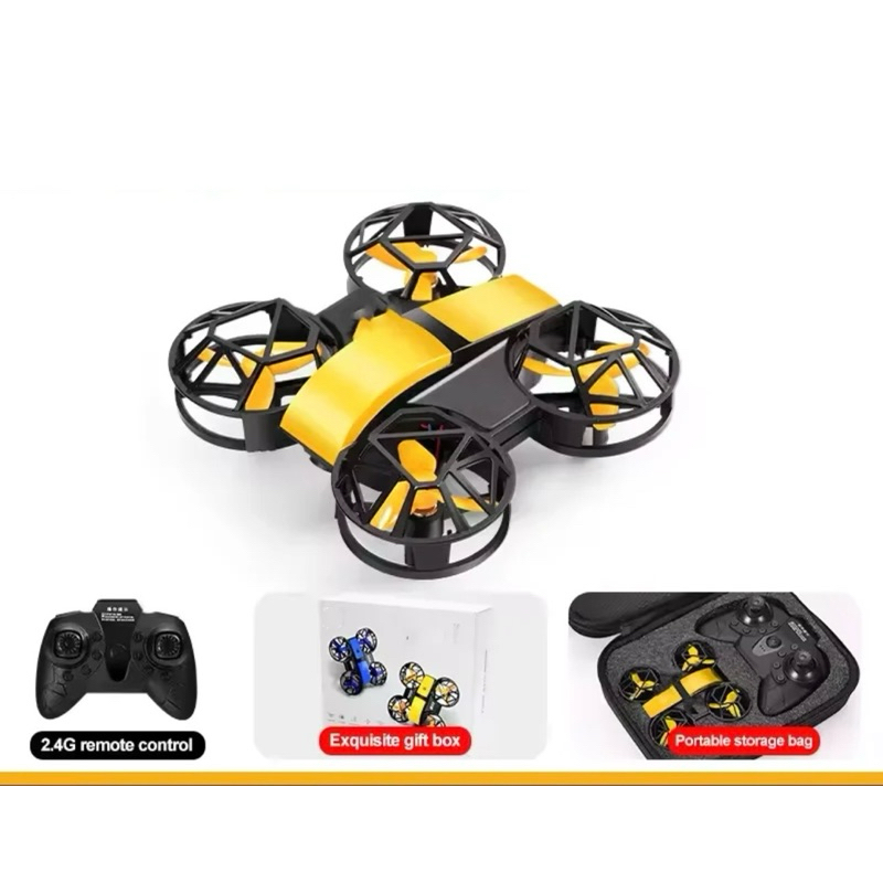 โดรนจิ๋วบังคับวิทยุ VV880-92 DRONE ระบบ4CH2.4GHz(ไม่มีกล้อง)มีไฟบินล็อคความสูง แบตเตอรี่ชาร์จอุปกรณ์พร้อมเล่น