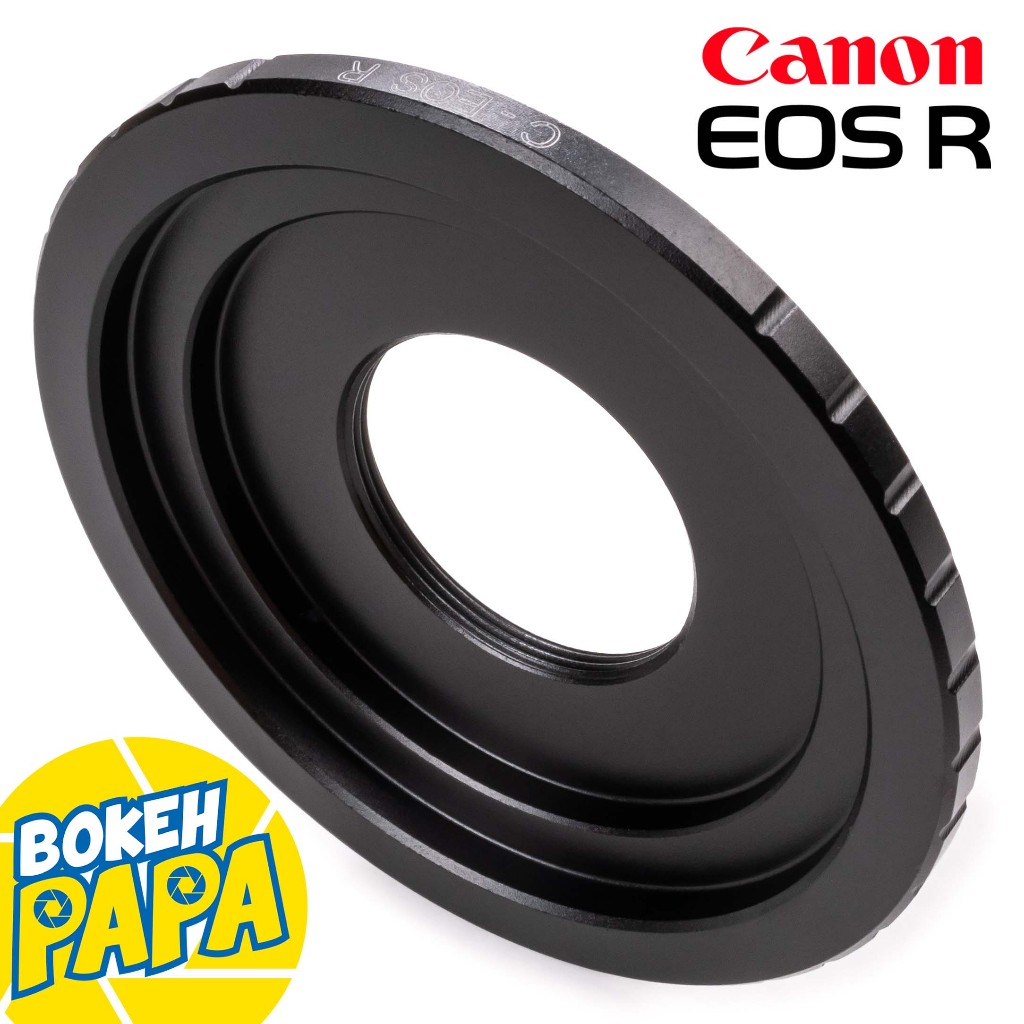 อแดปเตอร์ กล้อง Canon EOS RF Mount แปลงเลนส์มือหมุน C mount เพื่อใช้กับกล้อง Canon EOS R / C-EOS RF 
