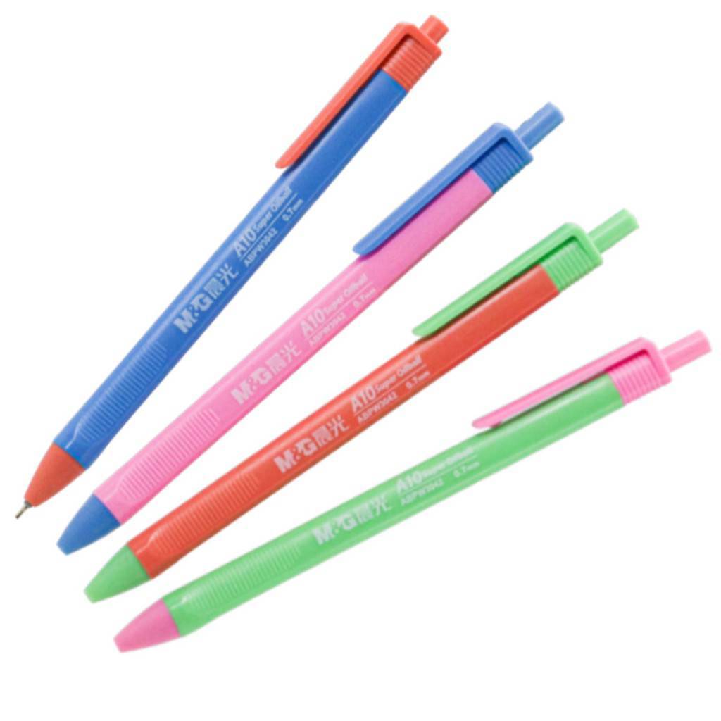 M&G A10 ABPW304ปากกาซุปเปอร์ออยบอล 0.7 สีน้ำเงิน (A10)