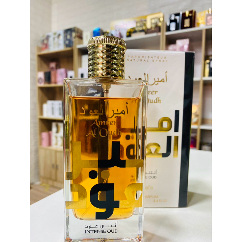 Ameer Al Oudh Intense OudโดยLattafa  ขนาด100mlของแท้100%