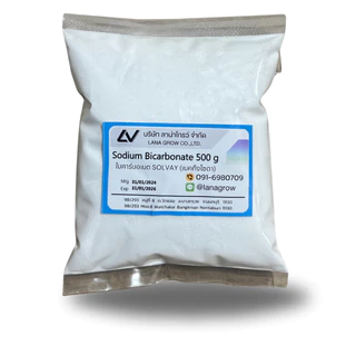 Sodium Bicarbonate SV : โซเดียม ไบคาร์บอเนต SV (เบกกิ้งโซดา) 500g