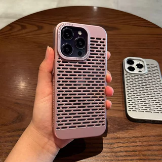 ดูเท่มาก เคสการกระจายความร้อน สำหรับ iphone 15 13 14 12 11 pro promax plus #45