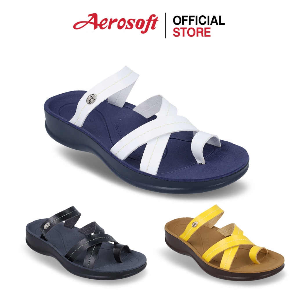 Aerosoft (แอโร่ซอฟ) รองเท้าแตะหนีบเพื่อสุขภาพ รุ่น FW8461