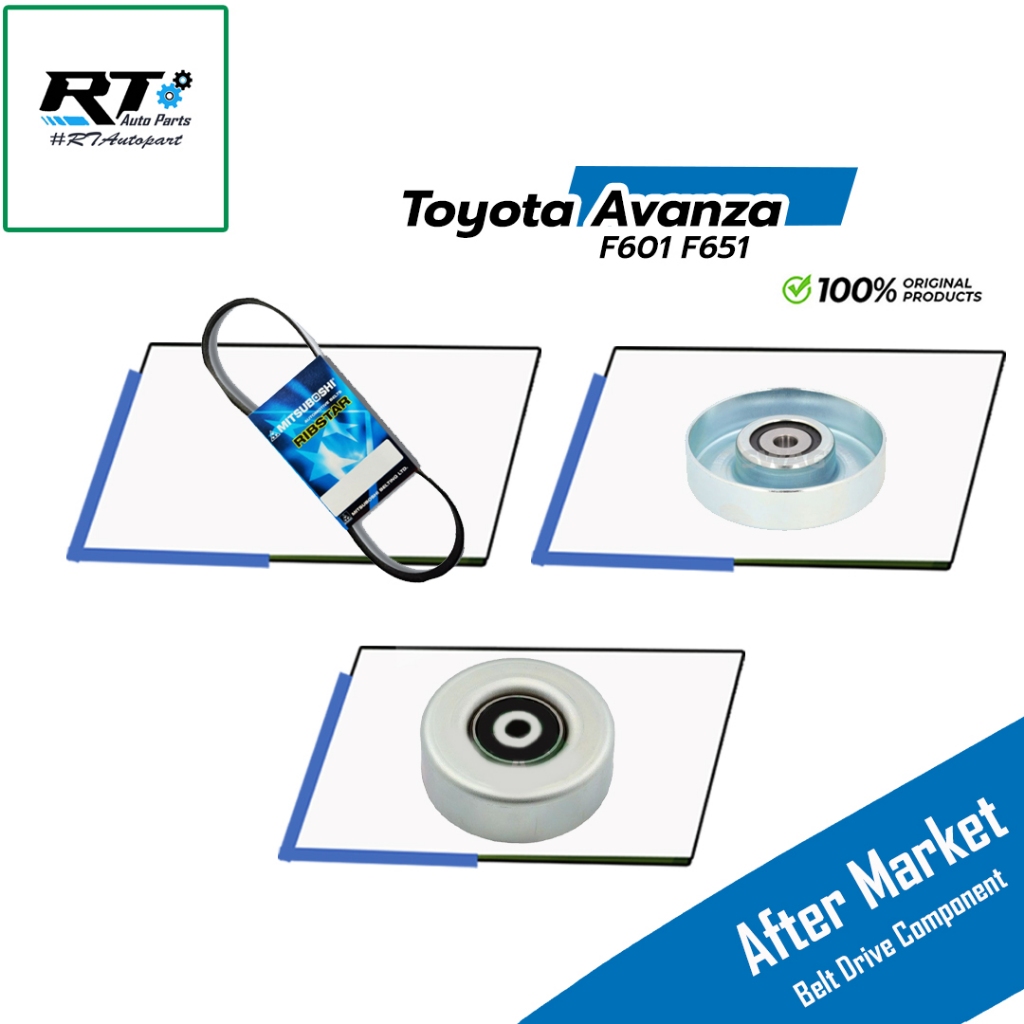 Mitsuboshi ชุดลูกลอก สายพาน Toyota Avanza F601 F652 ปี05-16 | ลูกลอกสายพาน