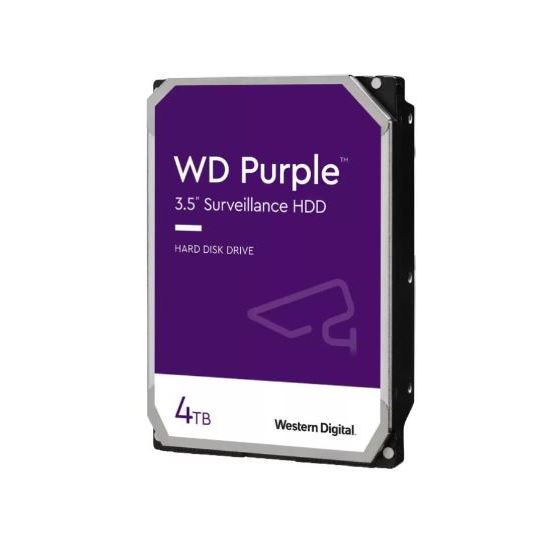 WD PURPLE -ของเเท้ 4TB 3.5" HDD (ฮาร์ดดิสก์ 3.5") - SATA3 #WD43PURZ รุ่น WD43PURZ-3YEAR