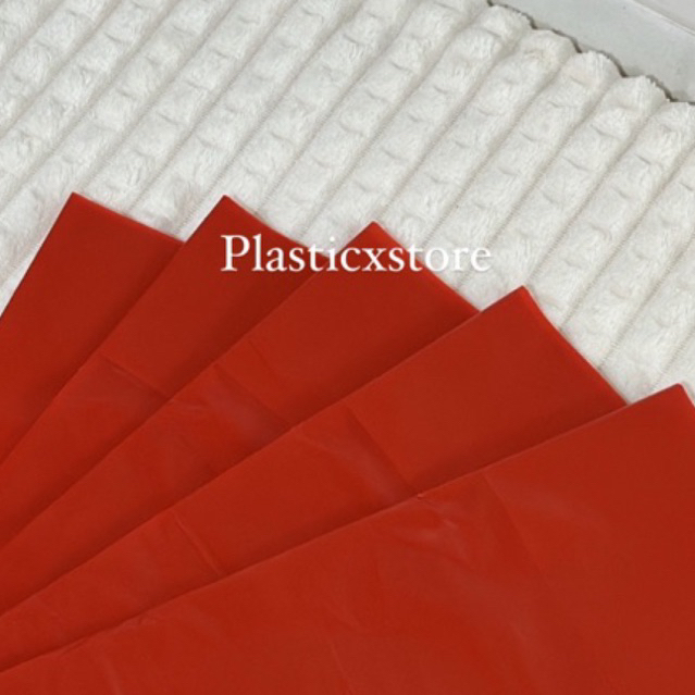 พร้อมส่ง!! ถุงใส่ขยะติดเชื้อสีแดง 49บาท ประเภทhdpe เกรดA