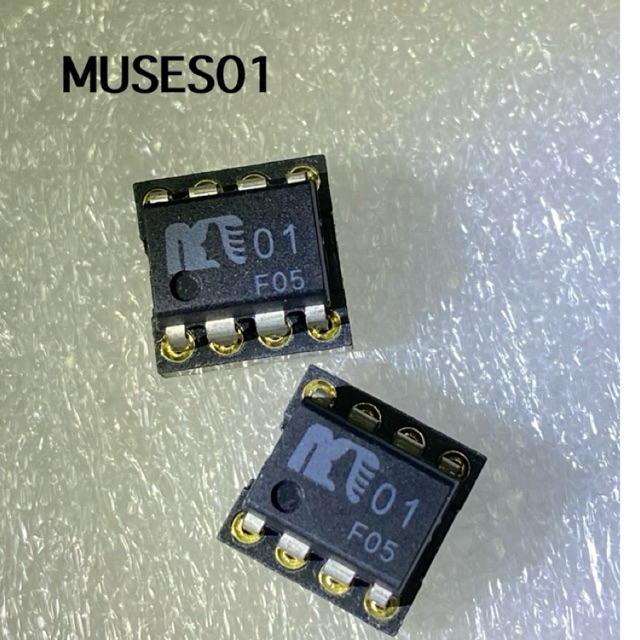 IC OP-AMP MUSES01 Dual dip-8 อัพเกรดให้คุณภาพเสียงที่ดีขึ้น  อัพเกรด Ne5532 opa2604 ราคาต่อ 1 ชิ้น