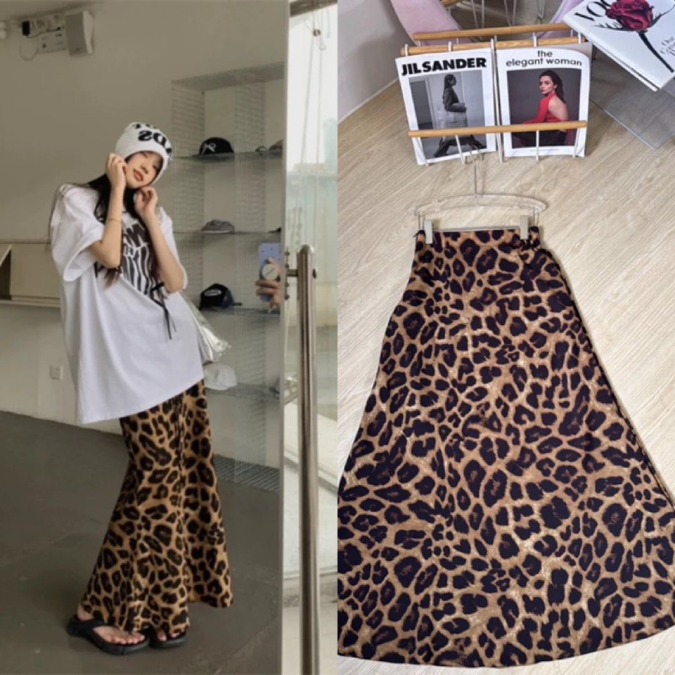 พร้อมส่ง กระโปรงยาวเเม๊กซี่ลายเสือ ติดซิปข้าง มีซับใน งานดีมากกก สวยมากกกก ตามเทรนด์สุดๆ
