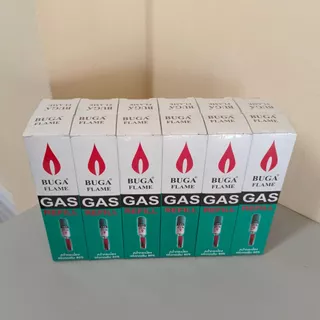 แก๊สกระป๋องเติมไฟแช็ก 50 กรัม BUGA GAS REFILL (ขายส่ง ยกโหล)