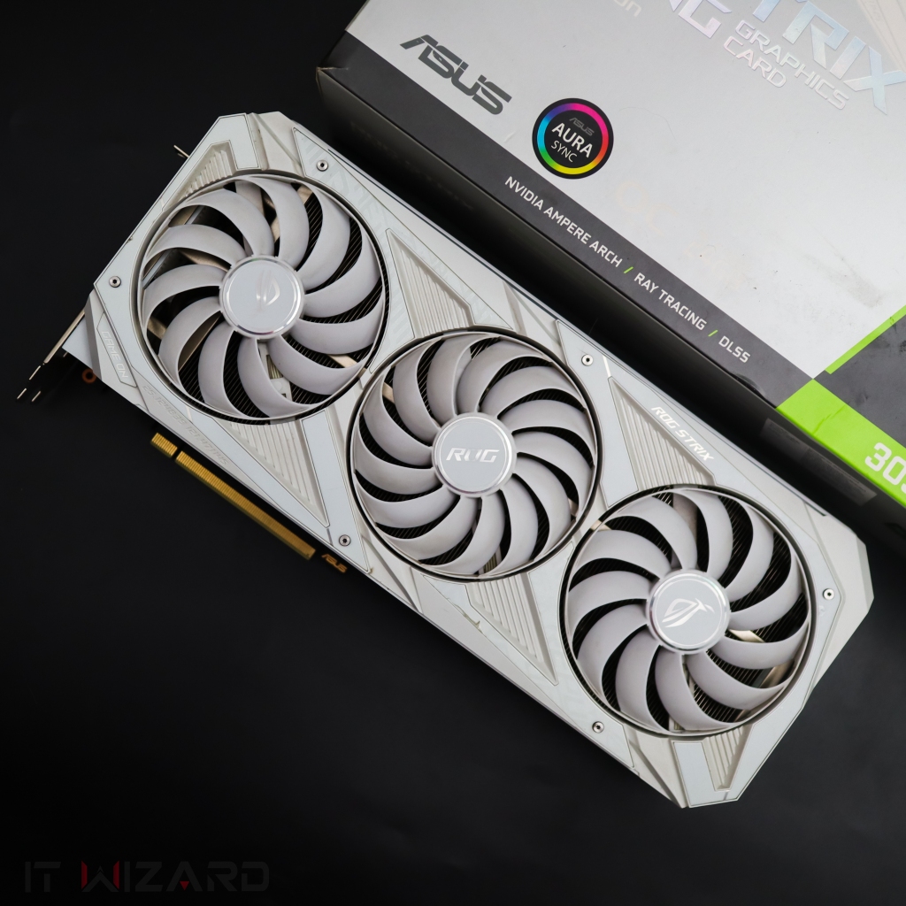 ASUS ROG STRIX RTX3090 O24G WHITE (มือสอง)
