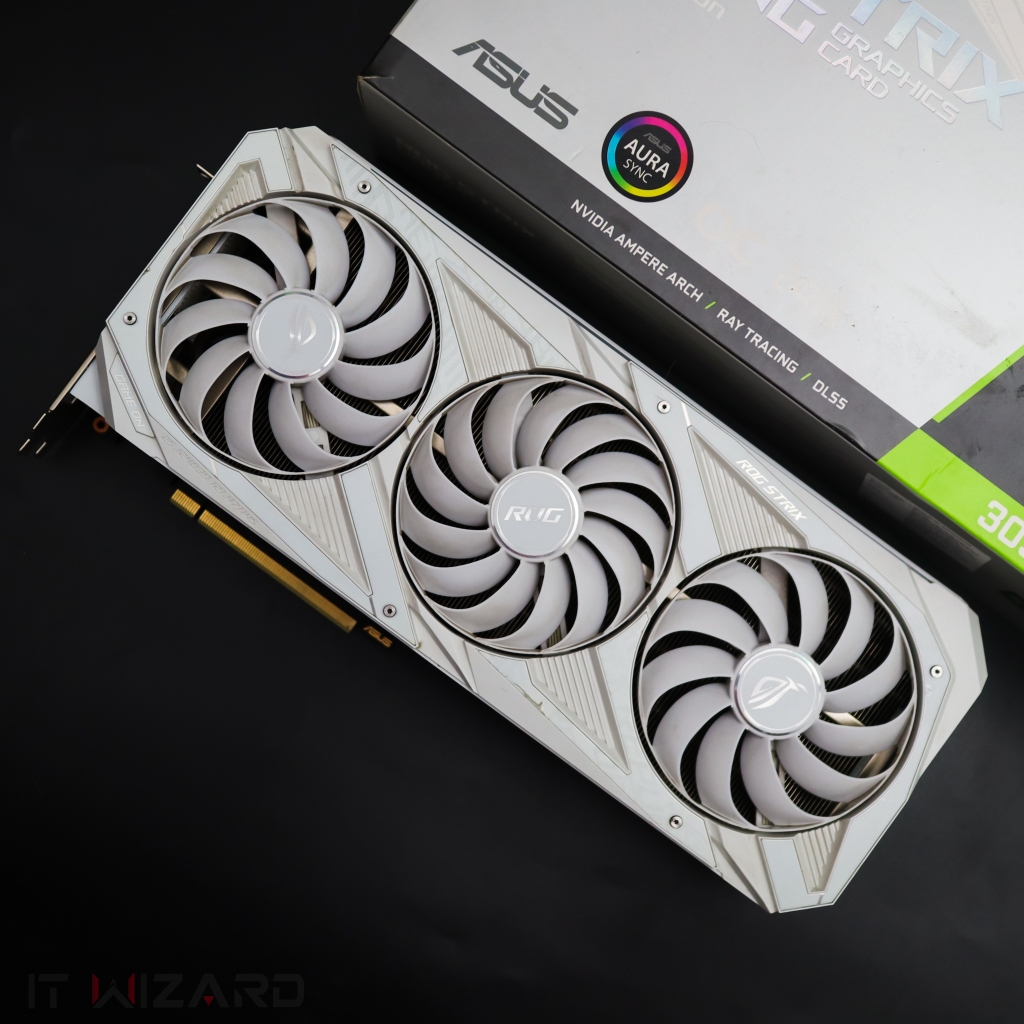 ASUS ROG STRIX RTX3090 O24G WHITE (มือสอง)