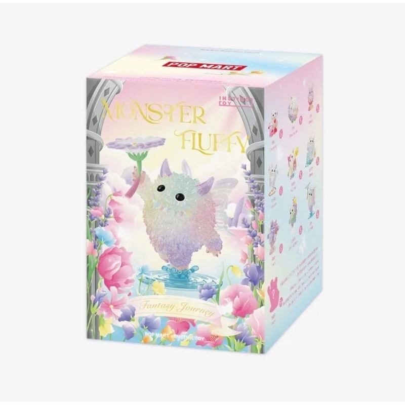 (Live/วีดิโอลด100฿) กล่องสุ่ม INSTINCTOY Monster Fluffy Fantasy Journey Series Figures : POP MART