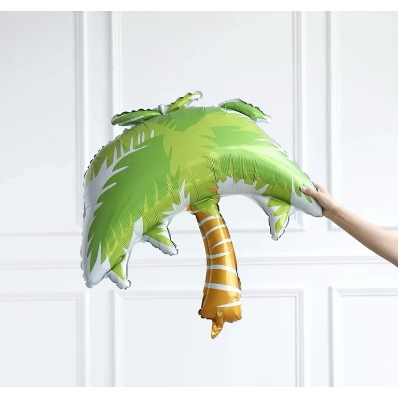 เซ็ตลูกโป่งธีมฮาวาย ลูกโป่งธีม Alohaลายใบไม้ ต้นมะพร้าว ผลไม้ ตกแต่งงานปาร์ตี้วันเกิด ฤดูร้อน 98 ชิ้น - รูปที่ 5