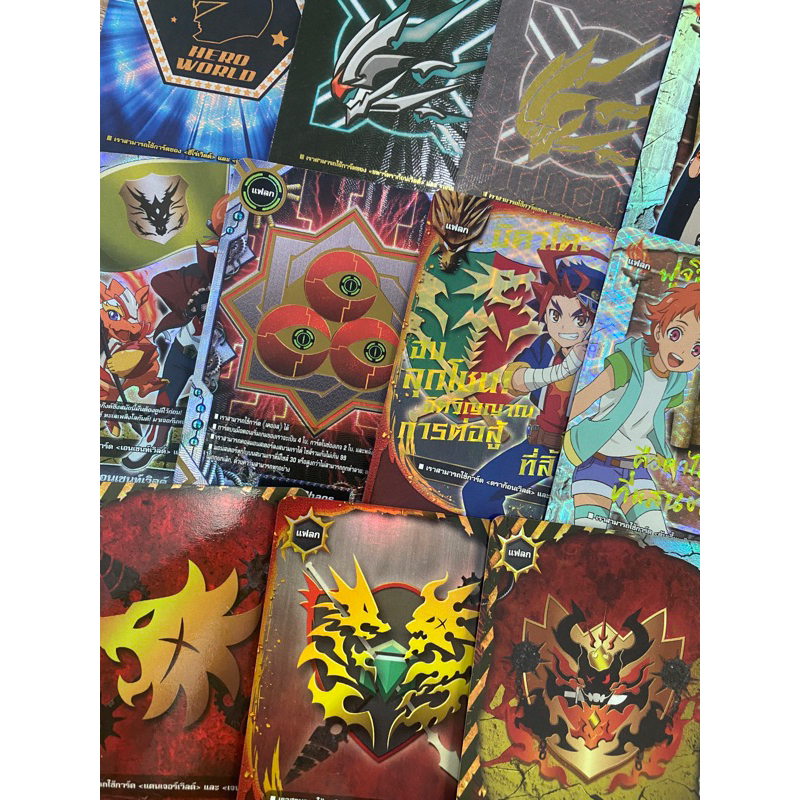 บัดดี้ไฟท์ แยกใบ แฟลก ฟอย OD ND ฮีโร่ สตาร์ ดันเจี้ยน เอนเชนท์ เคออส ดราก้อน แดนเจอร์ ดูอัลแฟลก Budd