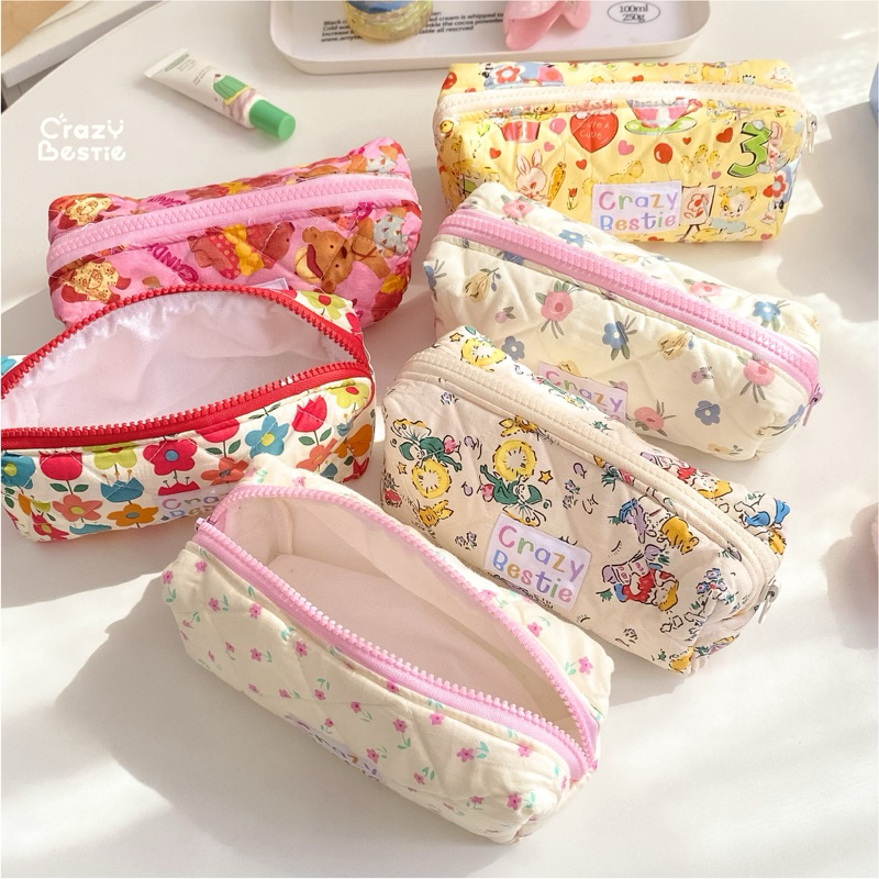 Crazy Bestie🌷กระเป๋าใส่ดินสอและของจิปาถะ (CB31)