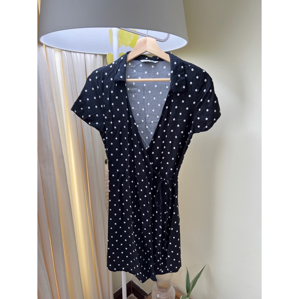 Lefties เดรสสั้น ลาย polka dot มือสอง