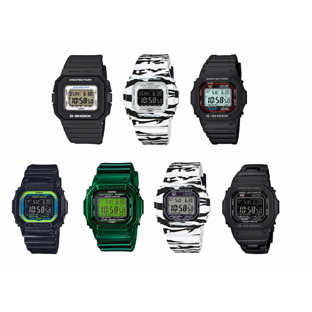 นาฬิกา คาสิโอ Casio G-Shock Limited Standard digital รุ่น DW-D5500,DW-D5600,GW-M5610 Series