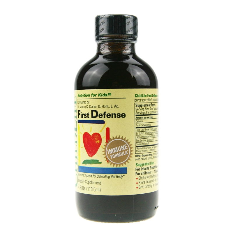 Child Life Essentials First Defense Liquid For Baby Nutrition สิ่งจำเป็นสำหรับการใช้ชีวิตในเด็ก