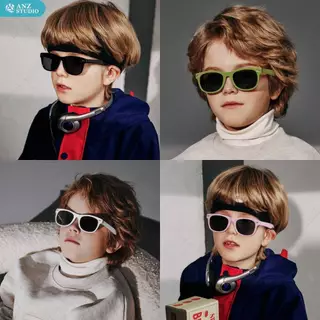 ANZ STUDIO แว่นกันแดดสำหรับเด็ก เลนส์ถนอมสายตา UV400 รุ่น Little Rays เลนส์ Polarized สำหรับเด็กอายุ 6-12 ปี มี 4 สี