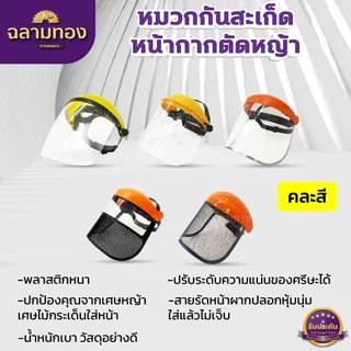หมวกกันสะเก็ด หน้ากากตัดหญ้า หมวกเซฟตี้ อุปกรณ์สวน