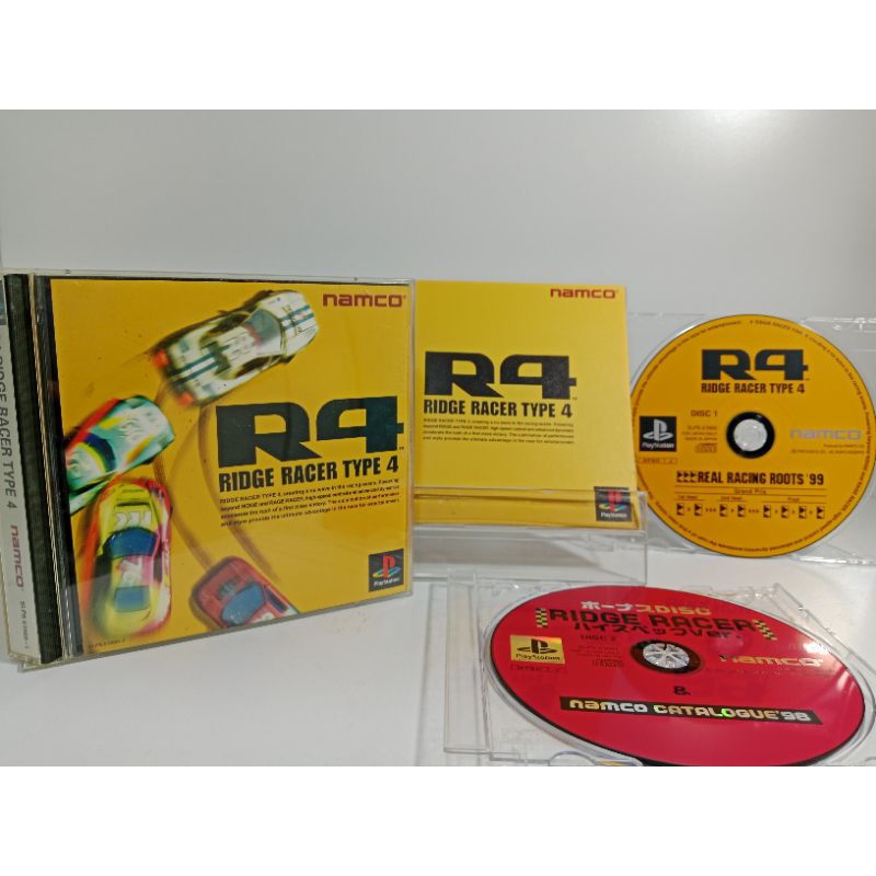 แผ่นเกมส์ Ps1 - R4 : Ridge Racer Type 4 (Playstation 1) (ญี่ปุ่น)