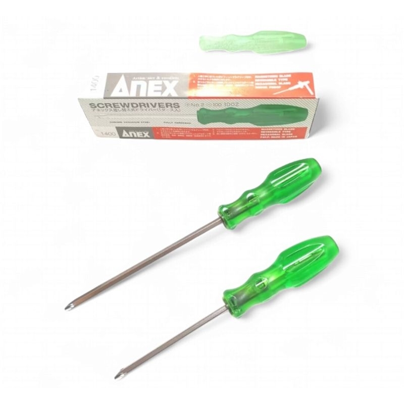 ANEX 1400​ 1450 ไขควงสลับ​ 4นิ้ว​, 6นิ้ว​ แฉกแบน​ ไขควงANEX​ แท้​ ไขควงสลับANEX