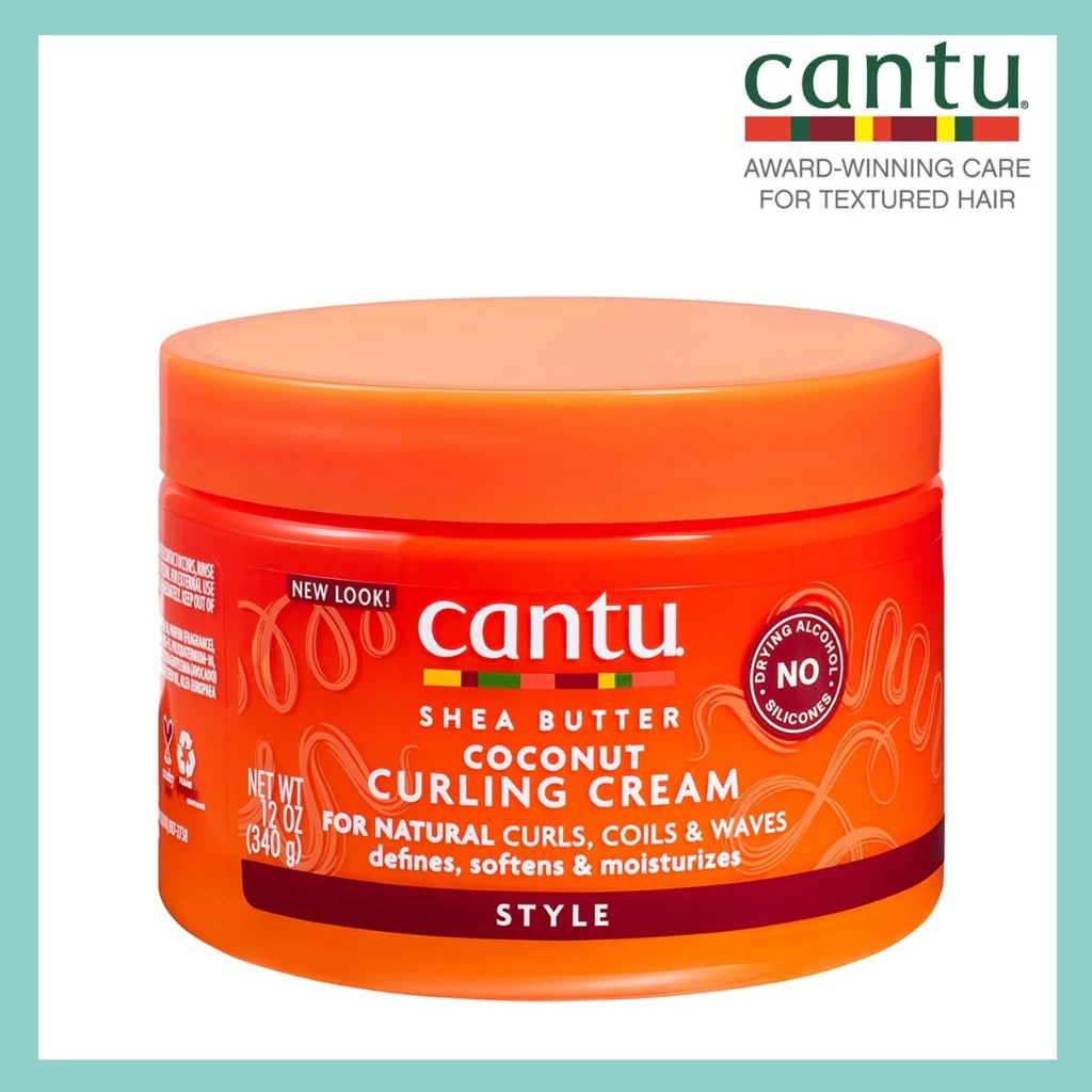 ✳️[แท้ 100%/พร้อมส่ง]✳️ Cantu Shea Butter for Natural Hair Coconut Curling Cream 340 g ครีมจับลอนผม 