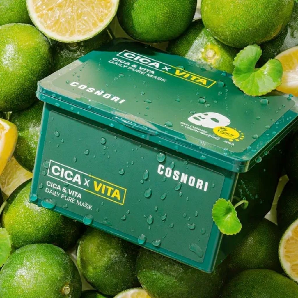 [มาส์กกระปุกคอสโนริ] Cosnori Cica & Vita Daily Pure Mask/ Cosnori PDRN Daily Revitalizing Mask (30 แผ่น)
