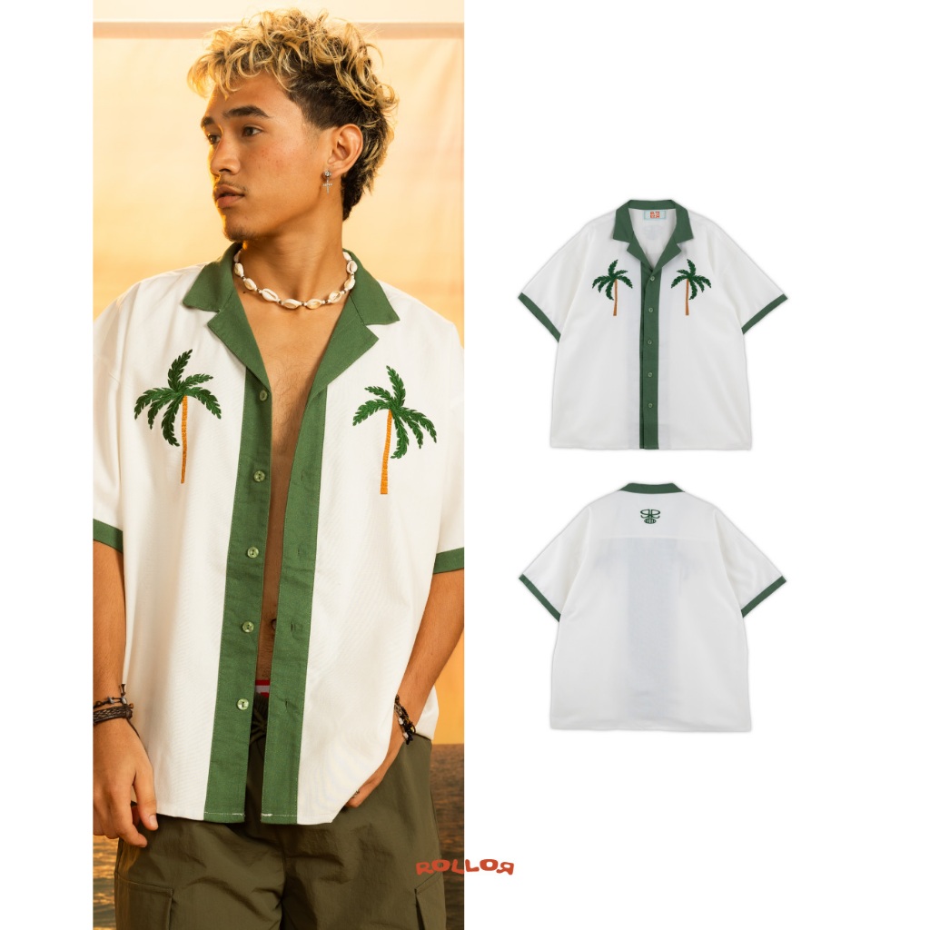 ROLLOR -  เสื้อเชิ้ต แขนสั้น Oversized รุ่น RORO