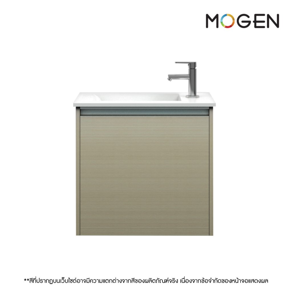 MOGEN อ่างล้างหน้าเซรามิคพร้อมตู้เฟอร์นิเจอร์กันน้ำ 100% รุ่น LFU35053U3 (R)
