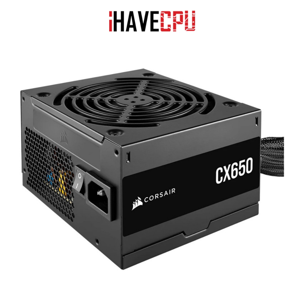 iHAVECPU PSU (อุปกรณ์จ่ายไฟ) CORSAIR CX650 650W (80+BRONZE)