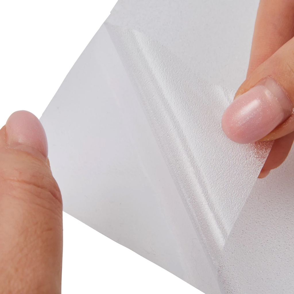 ฟิล์มฝ้าขุ่นใส 150x100 ซม. ติดกระจกพรางตา ให้ความเป็นส่วนตัว ไม่ทึบแสง แต่งบ้าน แต่งห้อง - รูปที่ 3