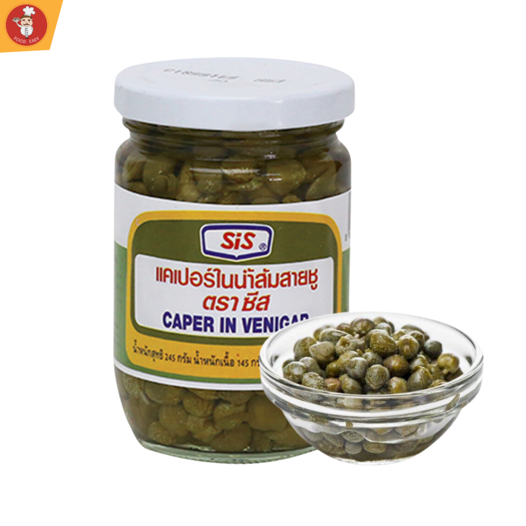 เคเปอร์ในน้ำส้มสายชู 245 กรัม SiS Caper in Vinegar 245g